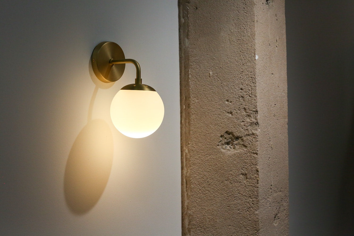 Brass & Glass Globe